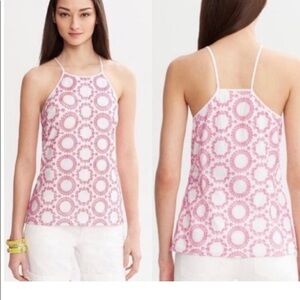 Milly x Banana Republic Collection Eyelet Tank S